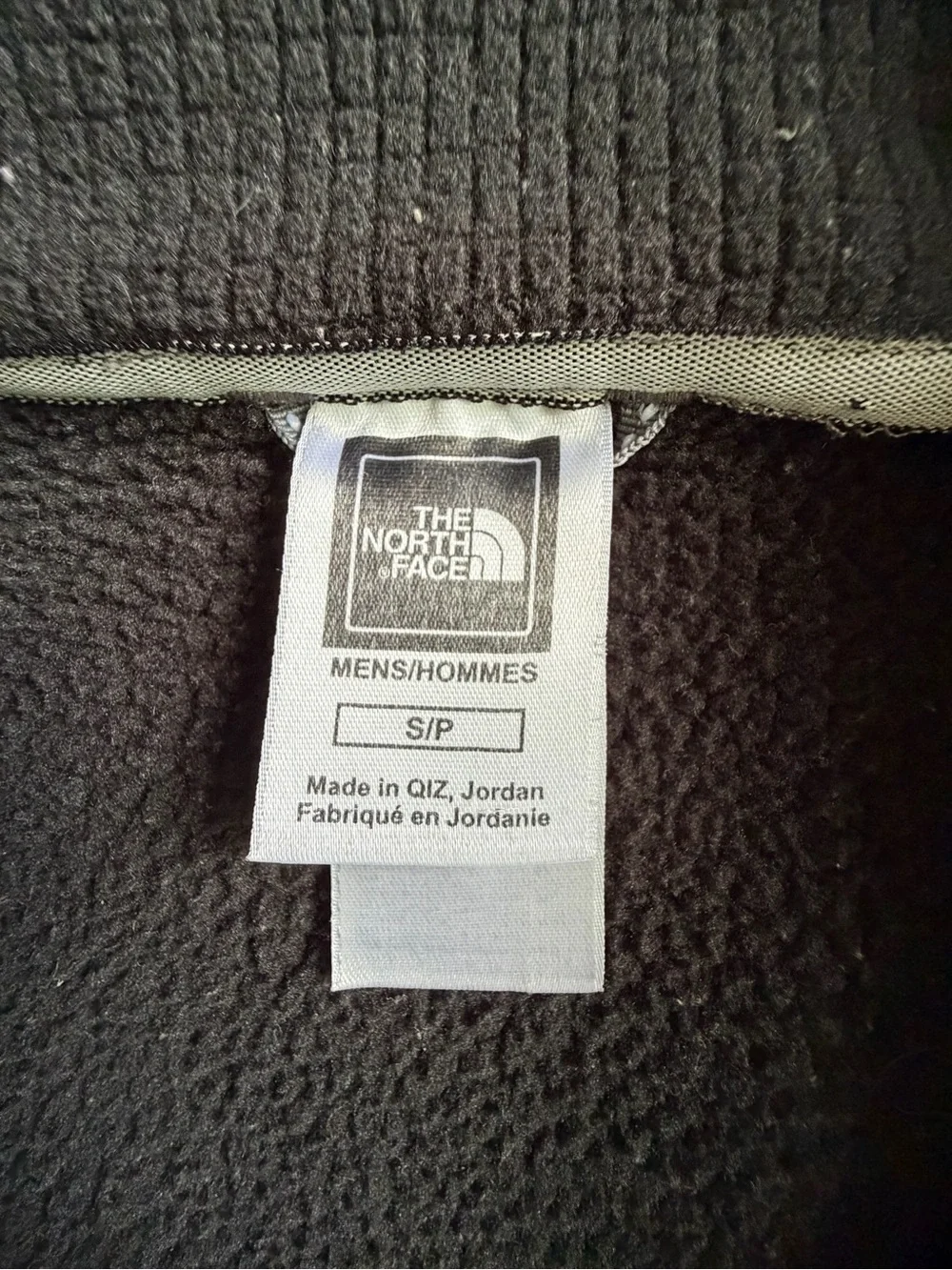 The North Face Black Grid-Textured Zip Jacket